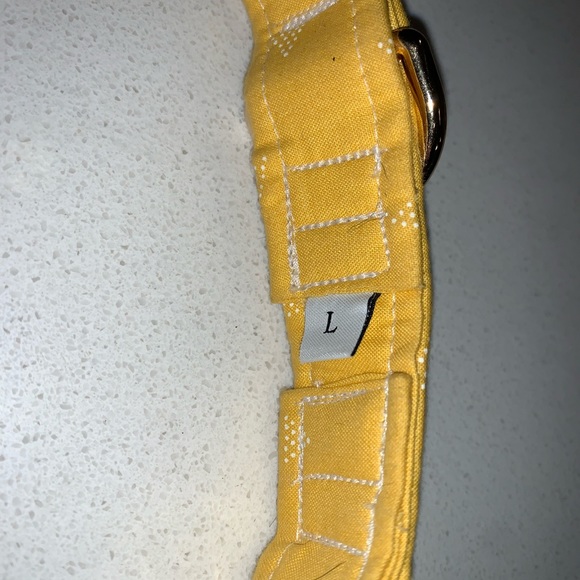 NEW - Beautiful Dog Collar - Two Toned, Yellow & Blue - Size:Large 18 - 22inch - Picture 9 of 14